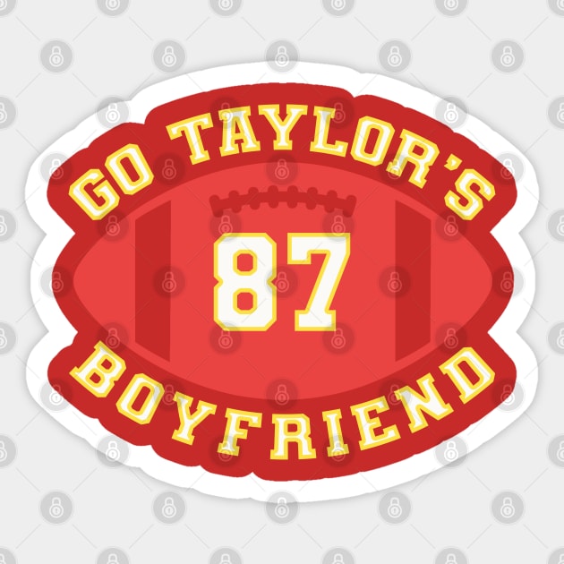 Go Taylors Boyfriend Sticker by Nolinomeg